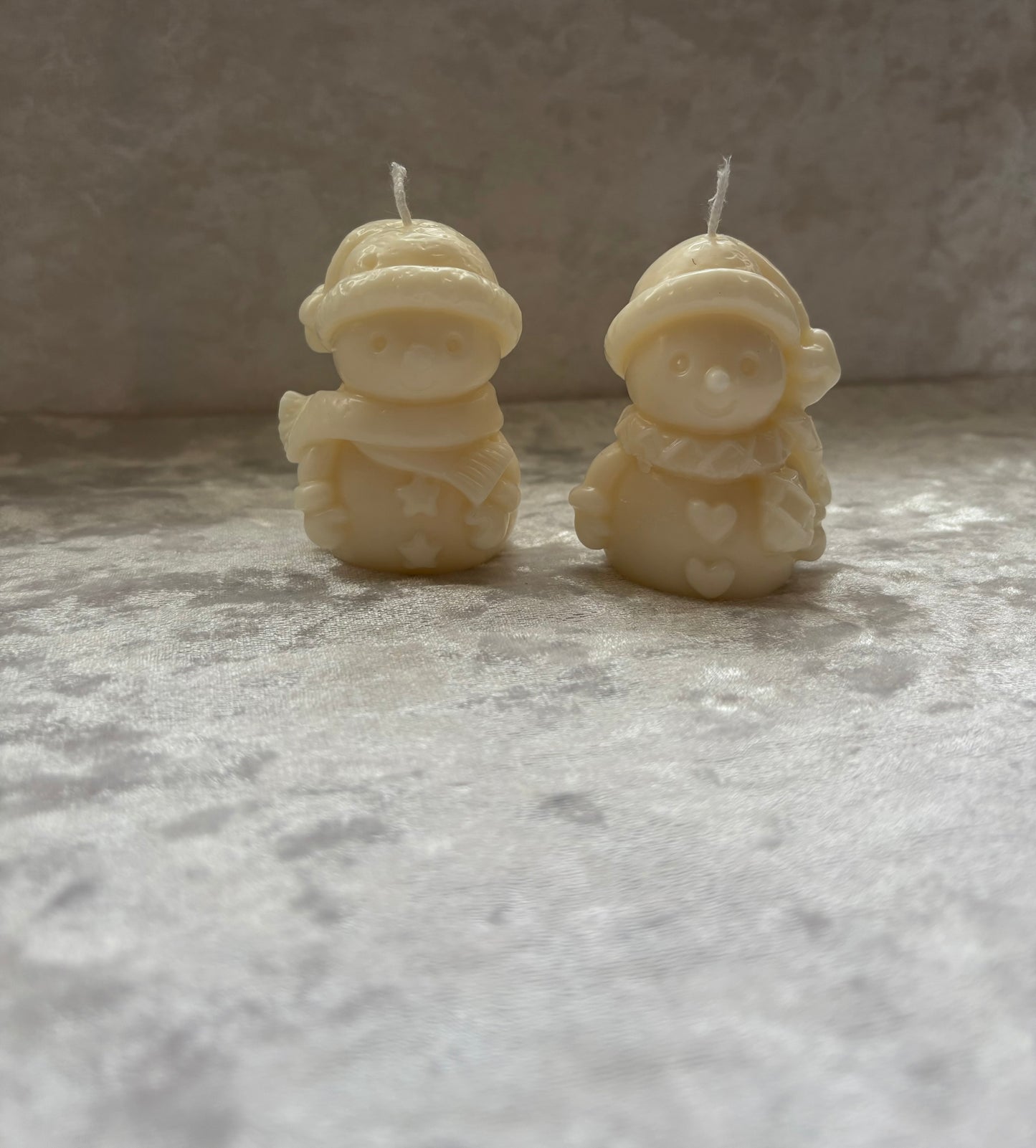 Snowman Candles